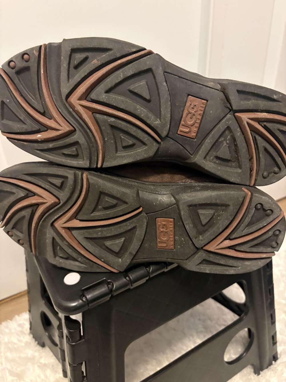 UGG Tall Brown Suede Boots - Picture 4 of 5